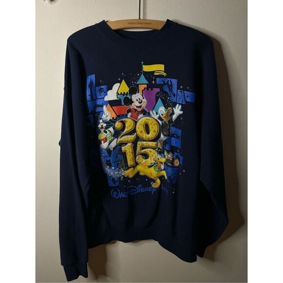 Disney Navy Crewneck - Picture 1 of 4